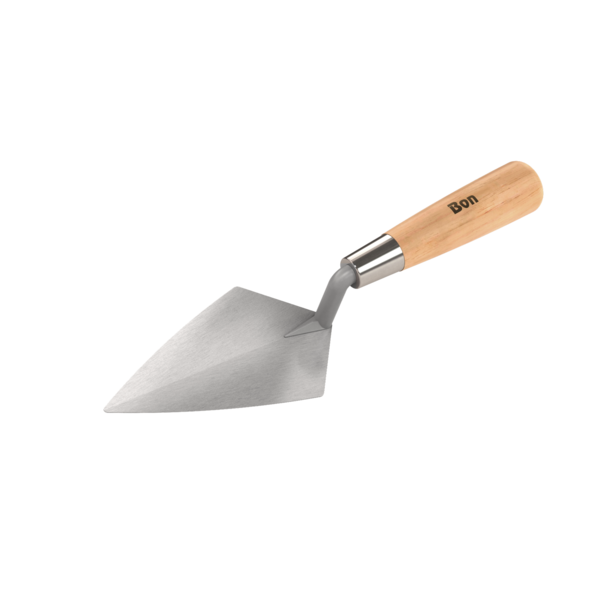 Bon Tool Pointing Trowel, Carbon Steel 5" X 2 1/2" Wood Handle 12-196